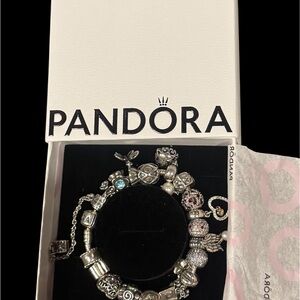 Pandora VINTAGE RETIRED CHARMS circa 1997-2015 Comes with box, bag and tissue